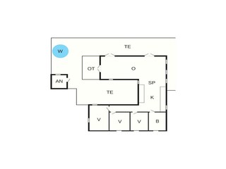 Casa per le vacanze Vaeggerløse Pianta del piano 37