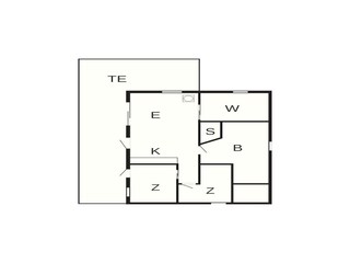 Vakantiehuis Årøsund Grondplan 3