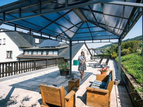 Ferienwohnung Rivaner mit Dachterrasse