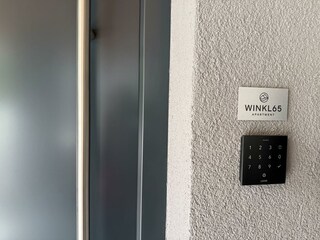 Eingang mit Schlüsselcode
