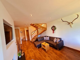 Aufgang vom Wohnzimmer in den 1.Stock