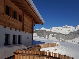 Handleralm, Blick aufs Steinerne Meer