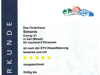 Appartamento per vacanze Zell Mosel Documento 19