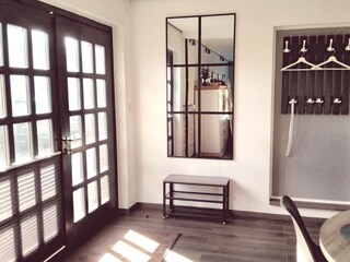 Garderobe im Eingangsbereich