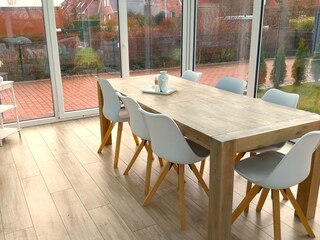 Wintergarten mit Fußbodenerwärmung