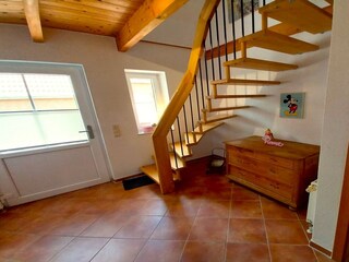 Treppe in OG zu den Schlafzimmern