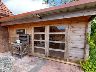 Gartenhütte für Fahrräder