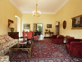 Living room with access to the kitchen