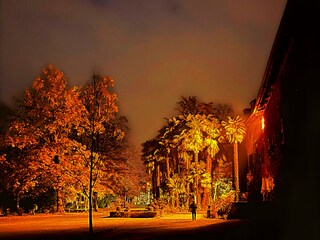 Nachtansicht von der Mühle