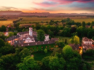 Luftaufnahme der Schlossanlage