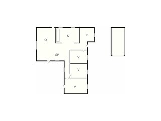 Ferienhaus Thorup Strand Grundriss 4