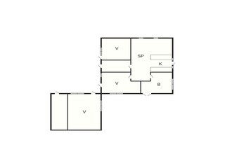 Vakantiehuis Grenaa Grondplan 3