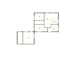 Vakantiehuis Grenaa Grondplan 2