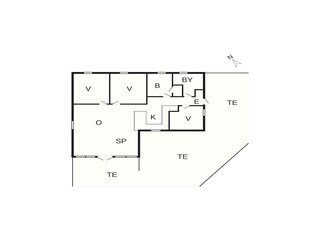 Ferienhaus Udsholt Strand Grundriss 16