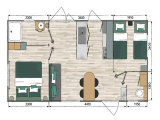 Chalet Bredene Floor Plan 22