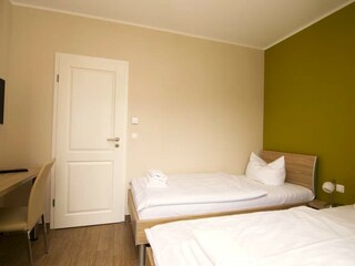 Schlafzimmer im EG mit Einzelbetten