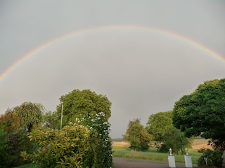 Ein Blick aus unserer FeWo "Arnika" Richtung Osten