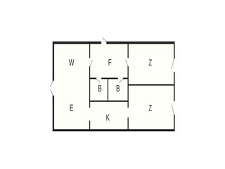 Appartement Rudkøbing Grondplan 5