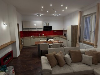 living - room , kitchen, dining-room