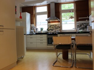 Vollausgesatte Küche