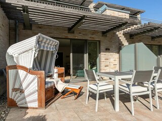 Gartenterrasse nach Süden