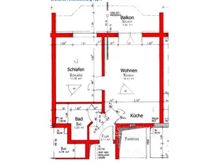 Floor plan of Type A Aquarius holiday apartments