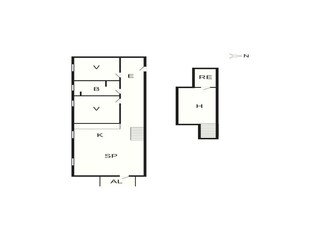 Maison de vacances Løkken Plan d'étage 4