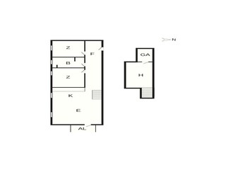 Vakantiehuis Løkken Grondplan 5