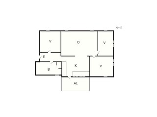 Holiday house Løkken Floor Plan 11