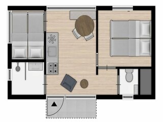 Vakantiehuis Zandvoort Grondplan 9