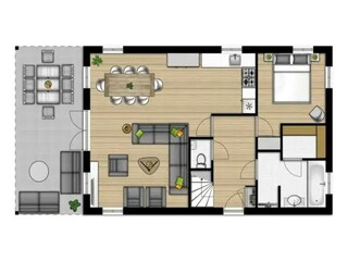 Maison de vacances Hooghalen Plan d'étage 21