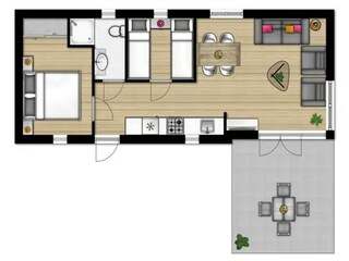 Casa de vacaciones Hooghalen Plano de planta 15