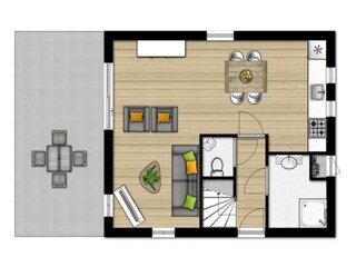 Casa de vacaciones Hooghalen Plano de planta 18