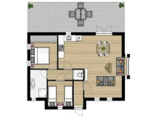 Casa per le vacanze Hooghalen Pianta del piano 14