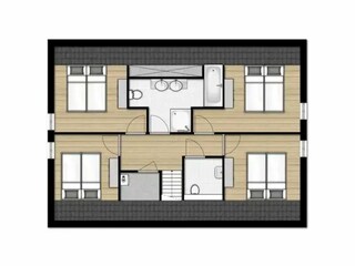 Casa per le vacanze Hooghalen Pianta del piano 15