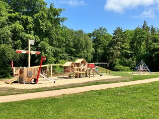 Viele Spielplätze auf der Insel