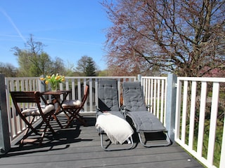 Blick vom Balkon