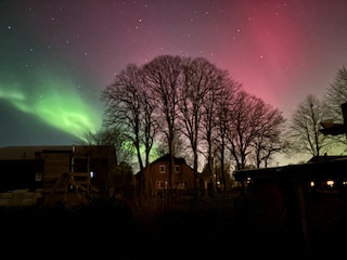 Polarlichter im Winter
