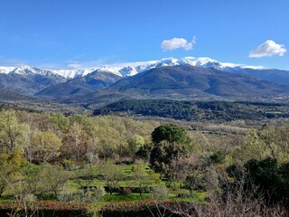 Sierra de Gredos Gebirge vom Balkon aus
