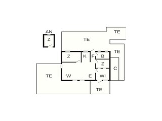 Casa de vacaciones Hejlsminde Plano de planta 9