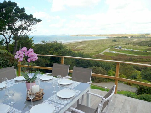 Vakantiehuis Stenen Huis in Bretagne met Uitzicht op Zee