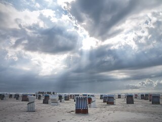Strand vor Gästehaus Odde