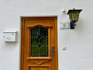 Haustür Ferienhaus Riedberg