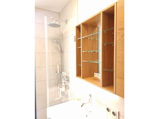 badezimmer große ferienwohnung 180° zillertal