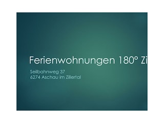 Logo für Self-CheckIn 180° Zillertal 10984
