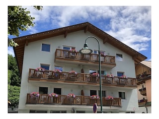 View of the house from the street
