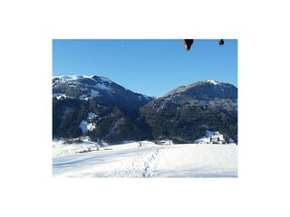 Blick zum Hahenkamm vom Obergeschoss