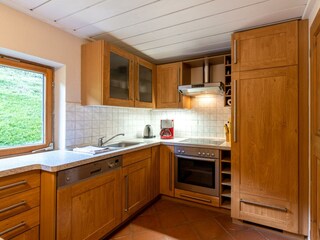 Küche komplett ausgerüstet