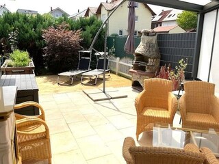 Ferienhaus Klein- Terrasse