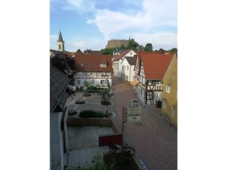 Burg Lindenfels-Blick aus der Ferienwohnung